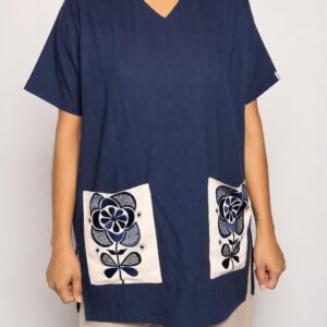 Navy with baig
