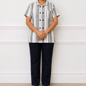 Lina stripe buttons