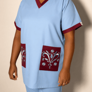 Sky Blue burgundy